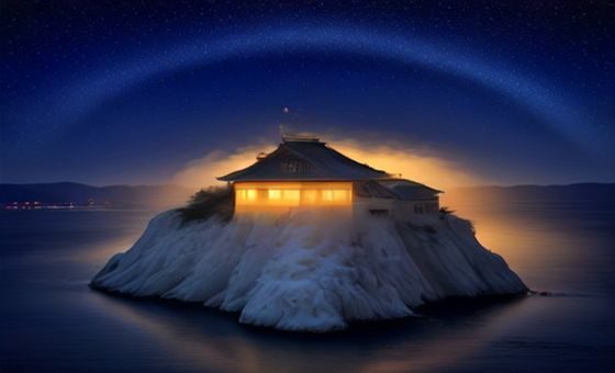 爱恋千鸟隐藏剧情触发画面，夜晚海边的特殊对话场景，月光与千鸟意象